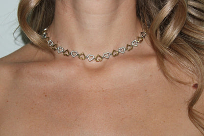 Collana Cuori di luce