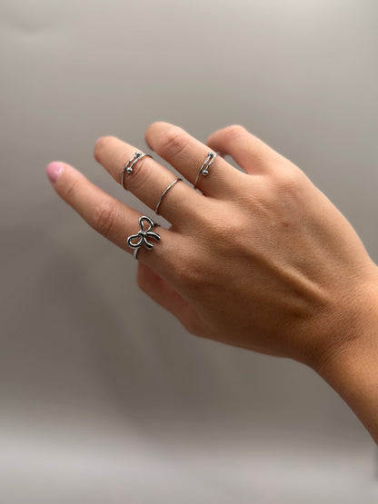 Set da 5 fedine regolabili