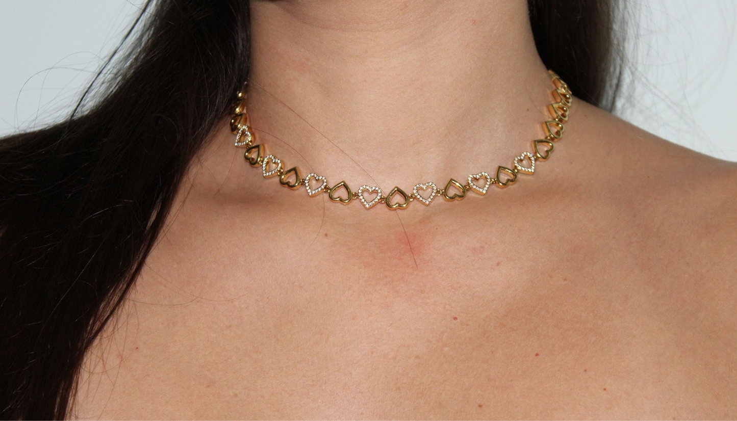 Collana Cuori di luce