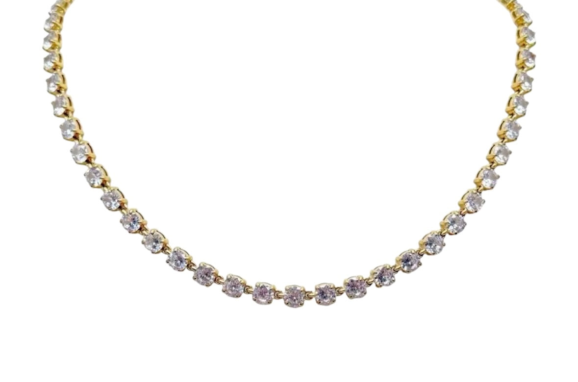 Collana Tennis White