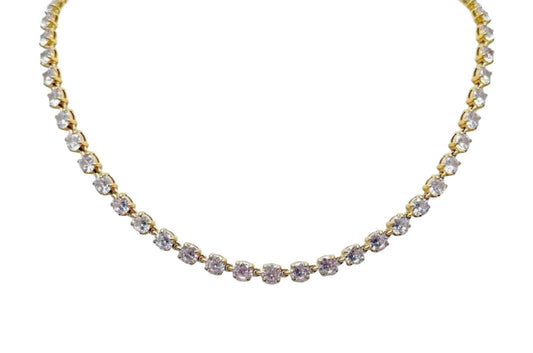 Collana Tennis White